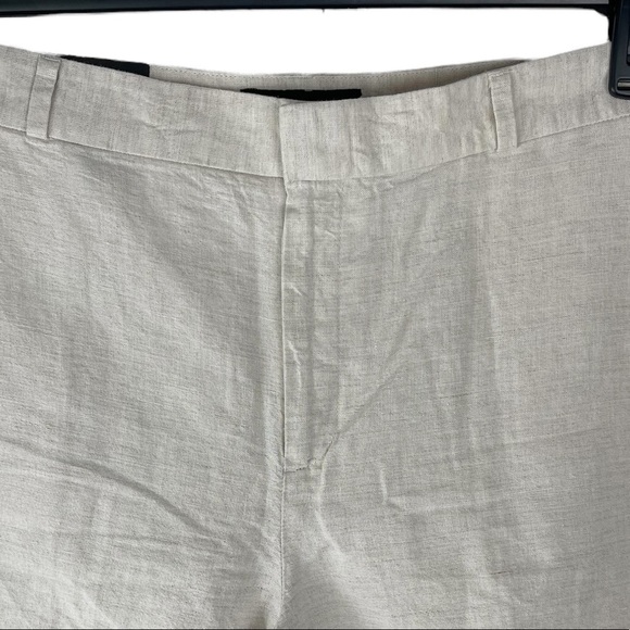Banana Republic Factory 10’ Chino Linen Blend Dressy Career Khaki Short Size 12 - Picture 5 of 7